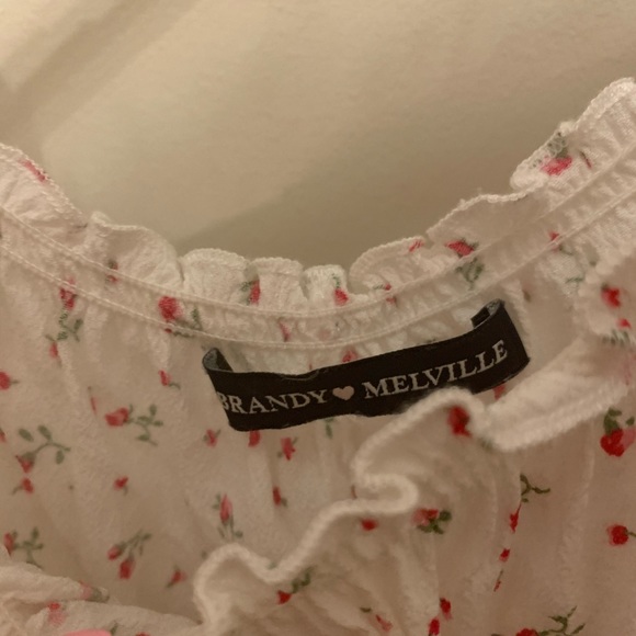 rare brandy melville floral shirt - Picture 2 of 2